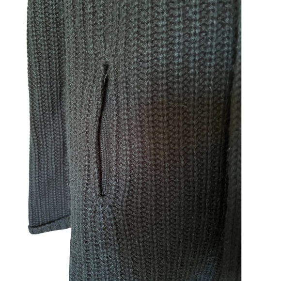 Max Studio Long Black Cardigan with Pockets | Size Medium - Picture 4 of 4